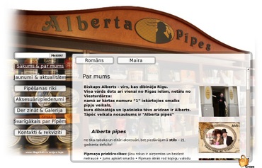 Alberta Pīpes salons, Maira, IK