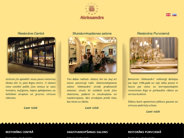 Aleksandrs restorāns-bistro, Alexsander, SIA
